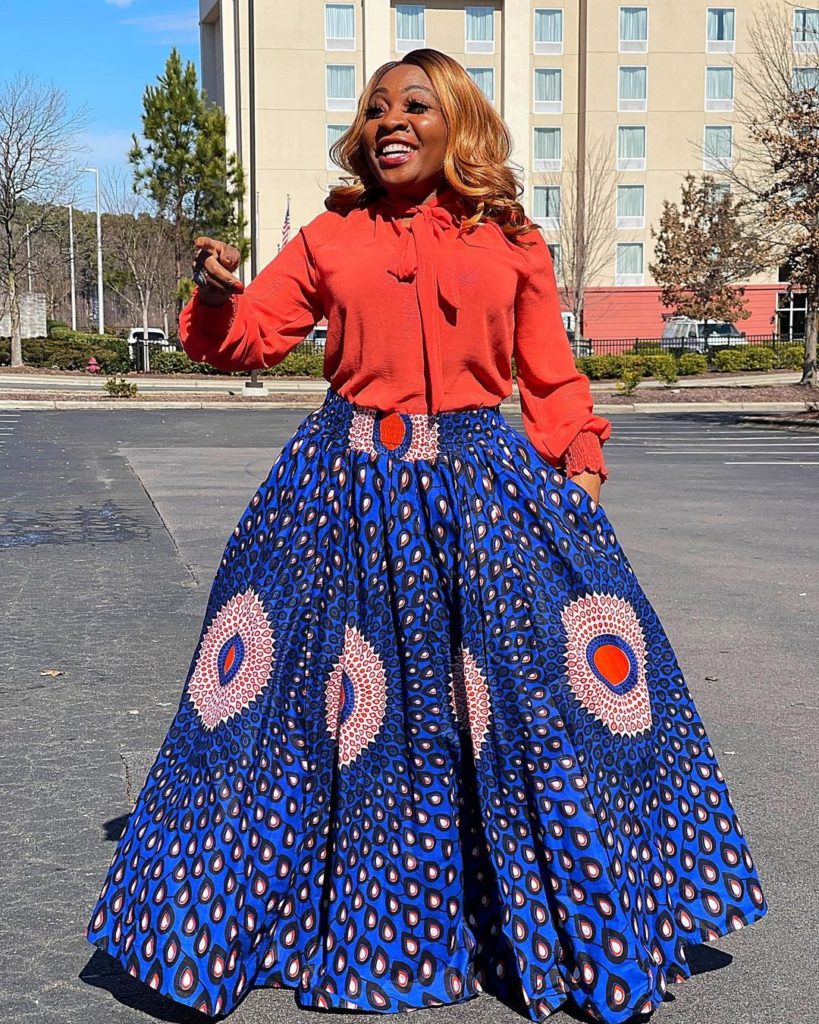 Gorgeous Ankara Skirt Styles: African Fashion Skirt 2021