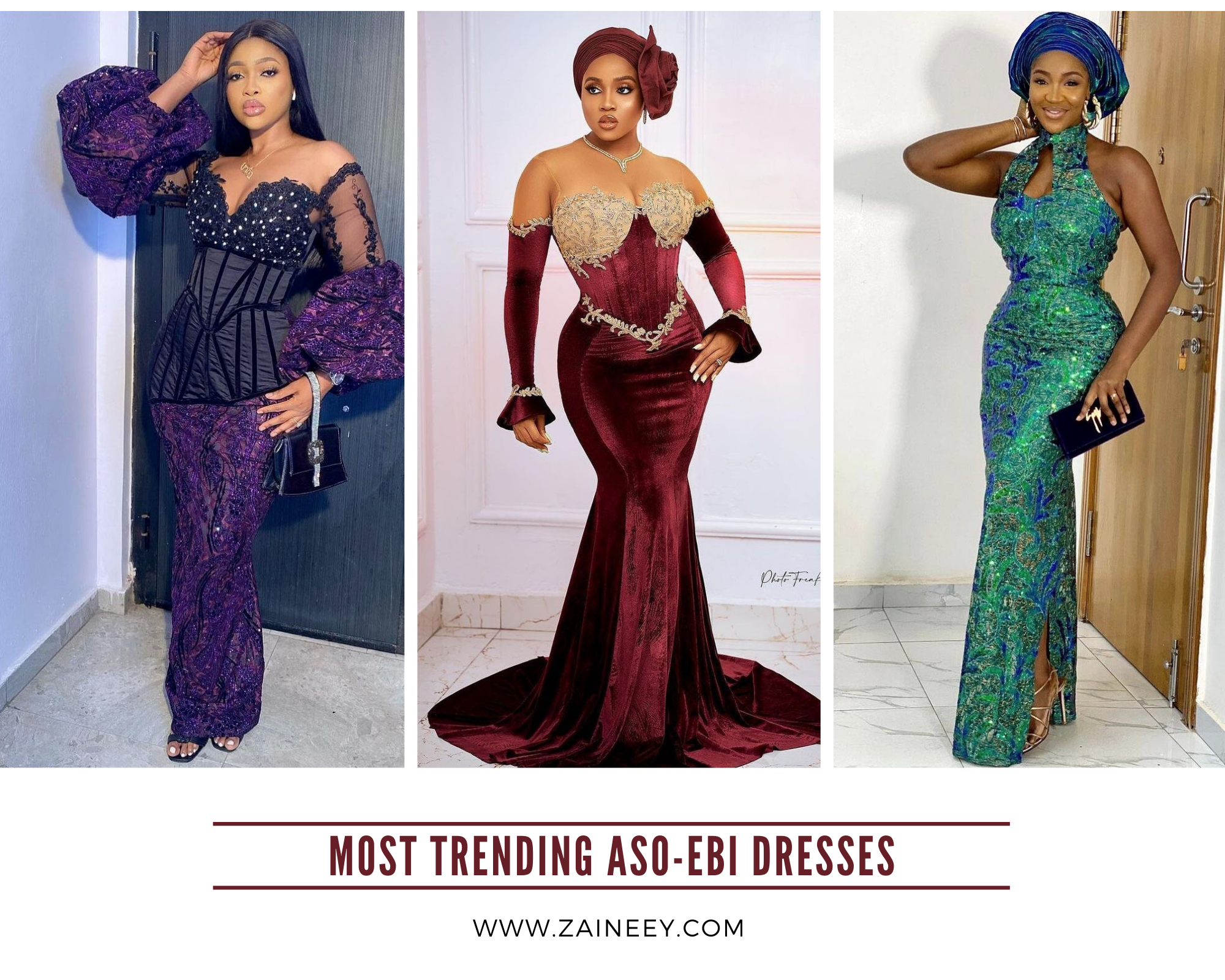 2021 Stylish and Most Trending Aso-Ebi Dresses and styles for the Stylishly beautiful Ladies.