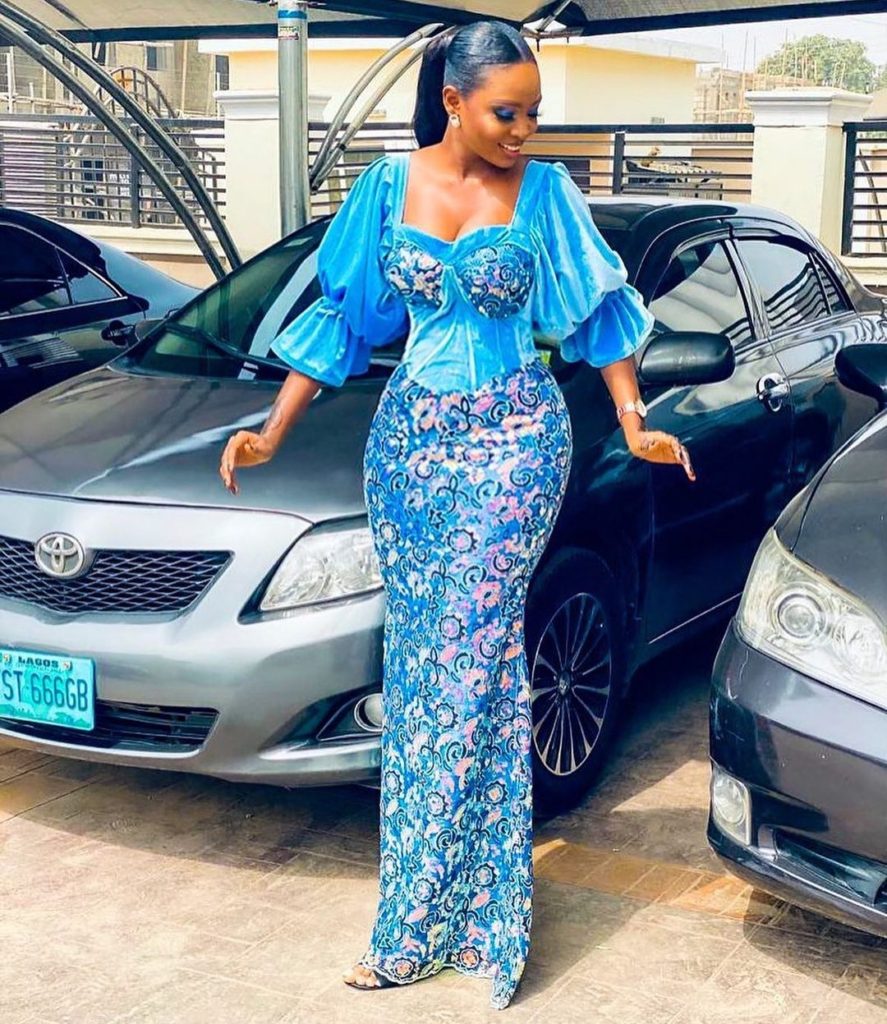 Exclusively Stunning and Simple Aso-Ebi Dress Styles for wedding guests in 2021