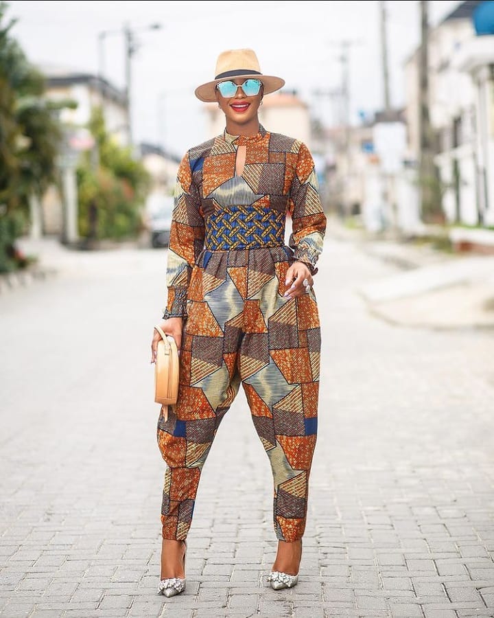 Latest, Trendy, and Stunning Ankara Jumpsuit Styles for ladies 2023 9