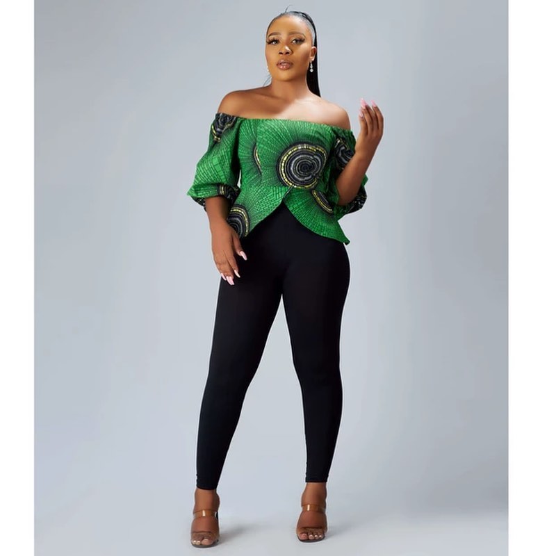Stunning and Stylish Ankara Tops to wear with jeans