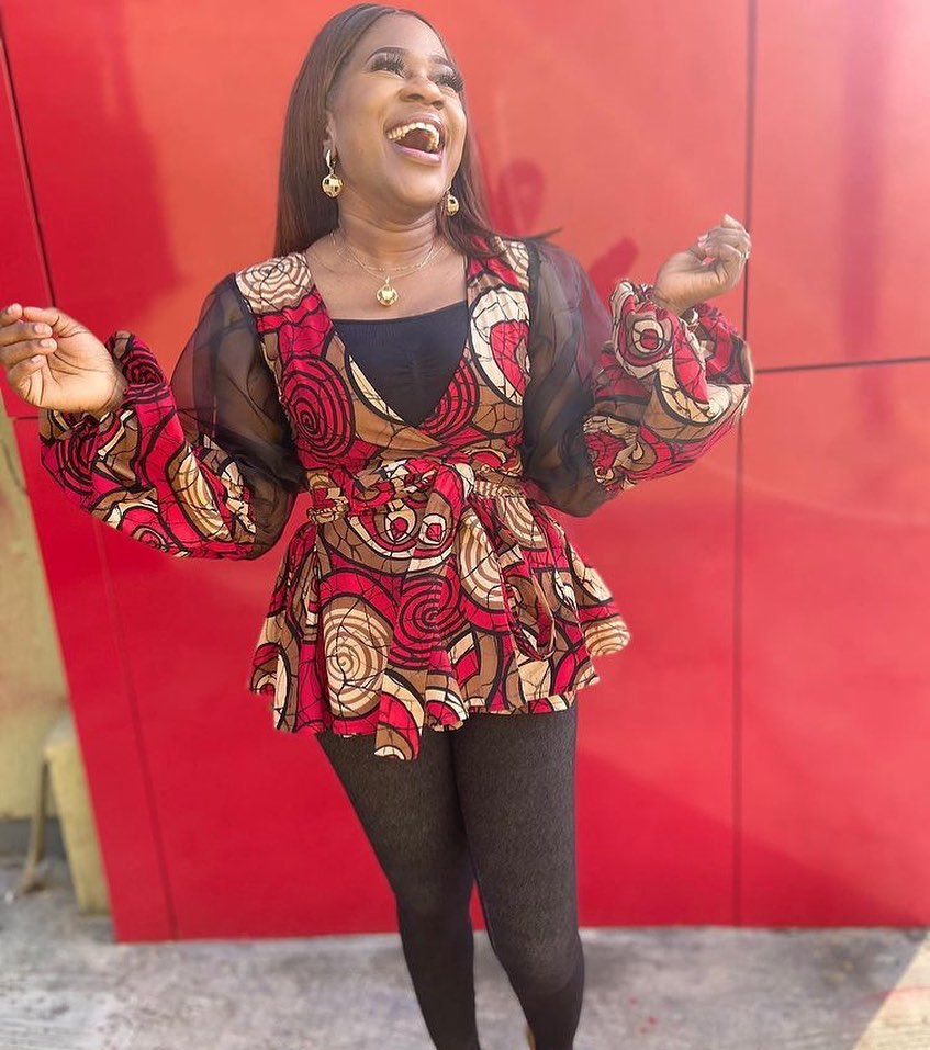 Latest and Trending Ankara Top styles for ladies 2021