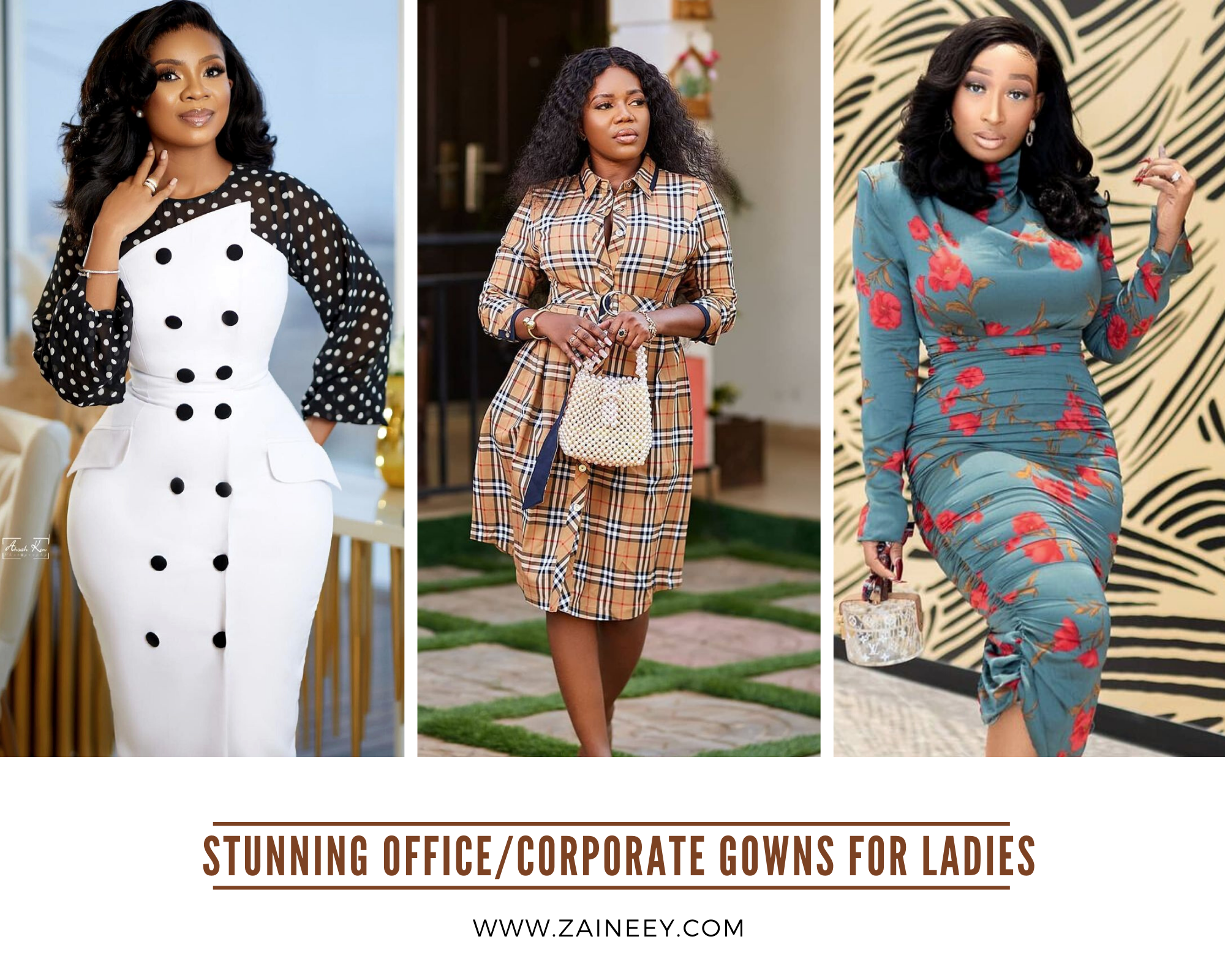 Office Dresses For Women: Smashing and Stylish Corporate Gowns Styles for  Ladies | Zaineey's Blog