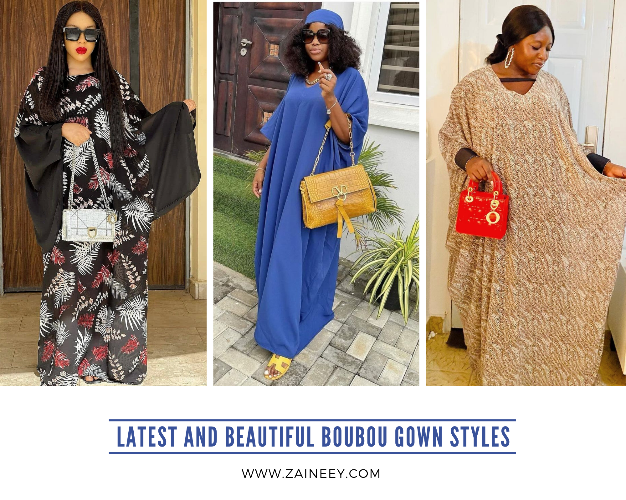 Latest and Beautiful Boubou Gown Styles for Exquisite Women