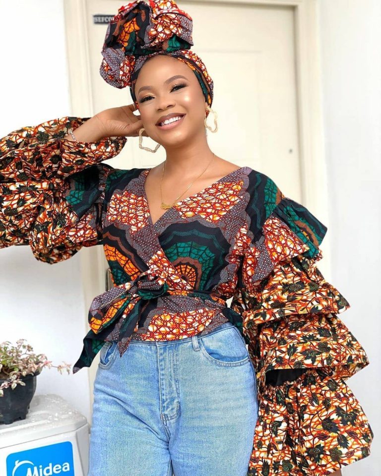 Lovely and Elegant Ankara Tops for ladies 2021 | Zaineey's Blog