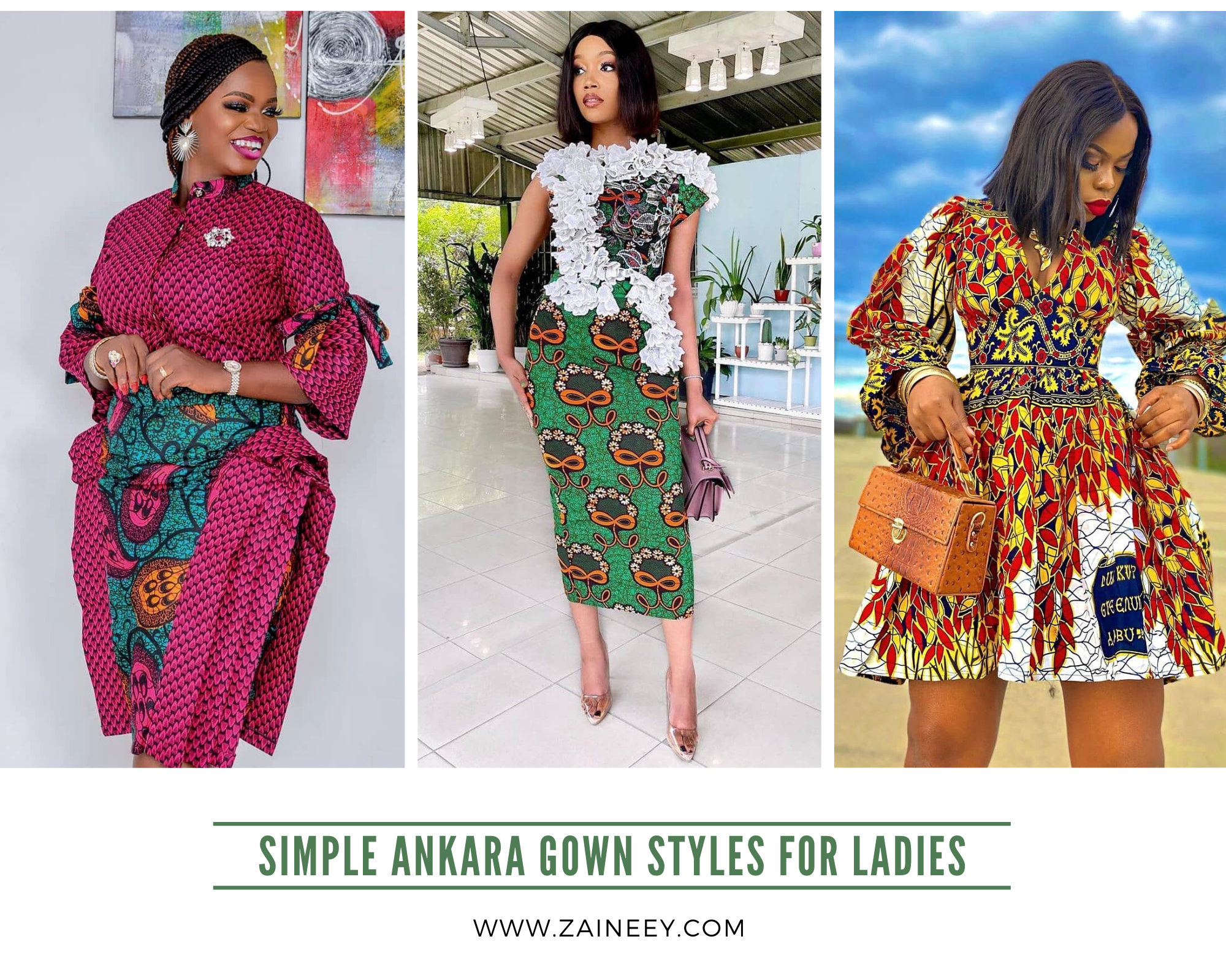 Simple Ankara Gown Styles
