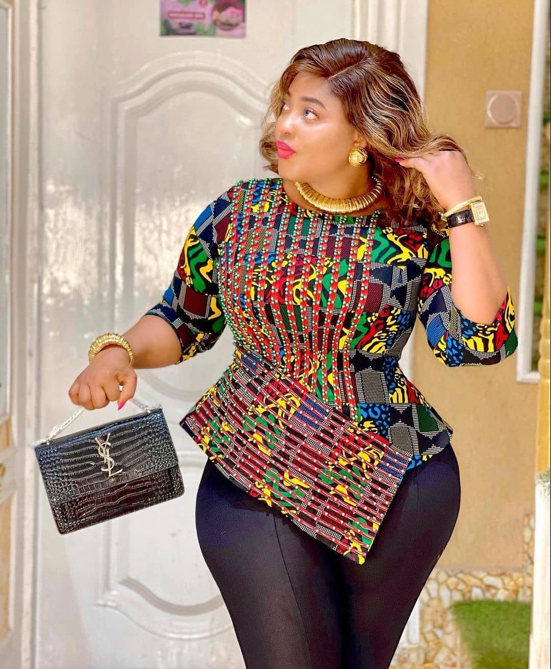 Elegant-Ankara-Peplum-Blouse-Styles-1- | Zaineey's Blog