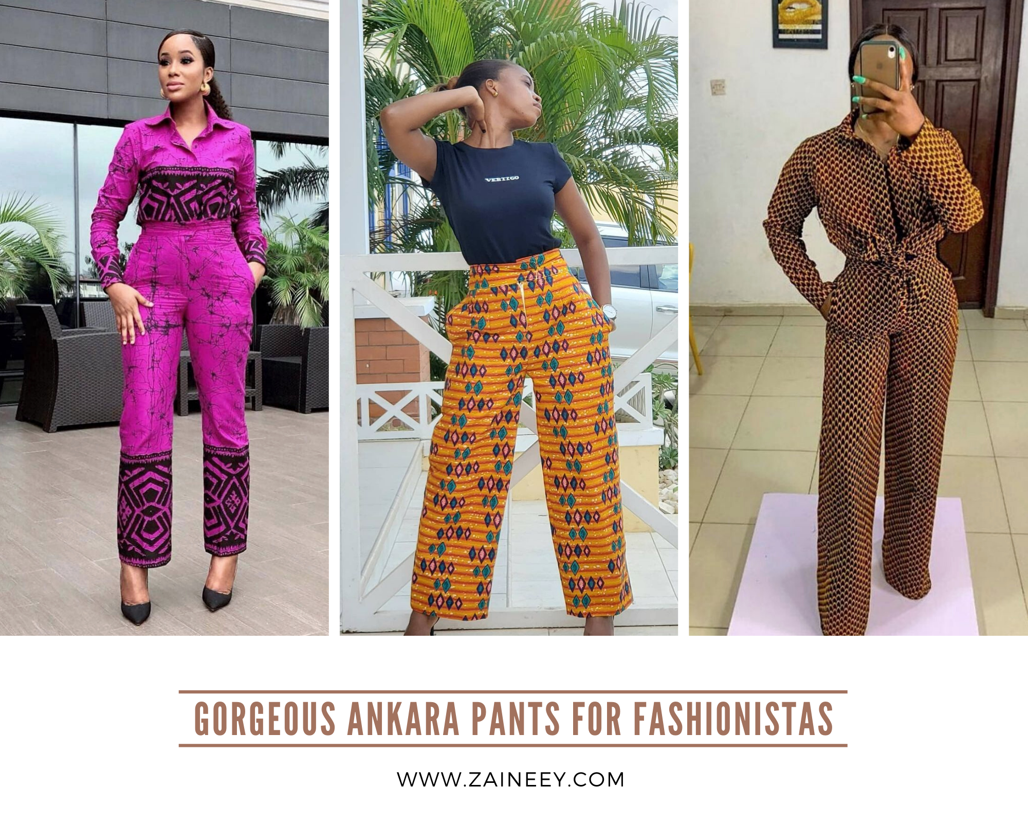 Latest, Classic, and Gorgeous Ankara Pants for fashionistas 2021