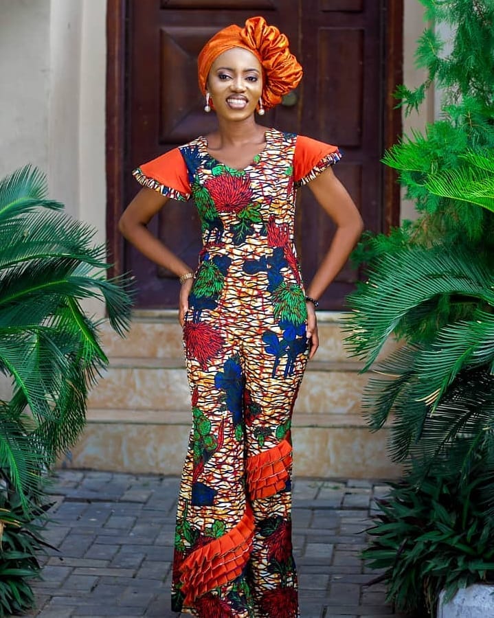 Gorgeous African Fashion Designs For Women - Latest Admirable Ankara Jumpsuit to try out