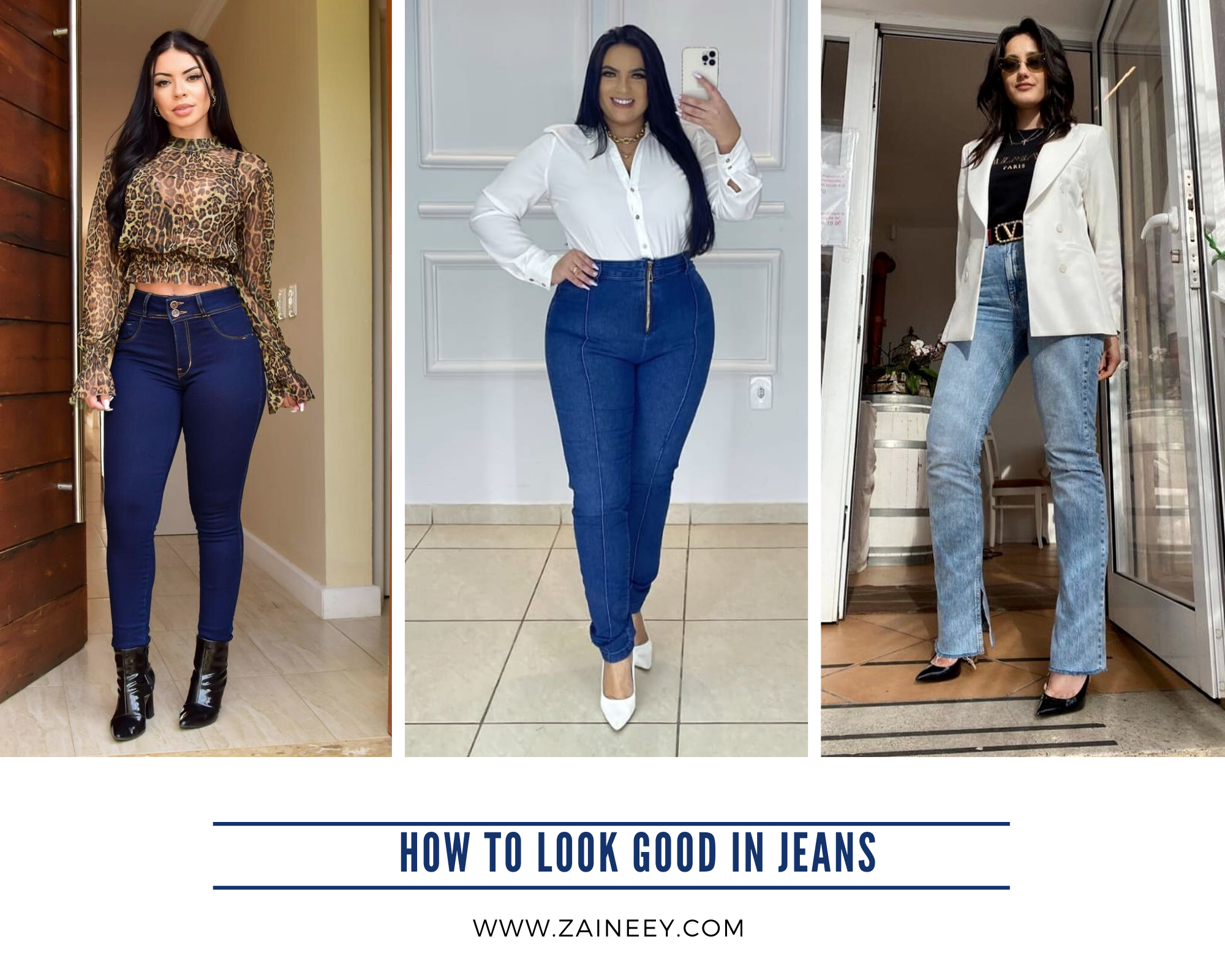 How to look good in jeans as a lady