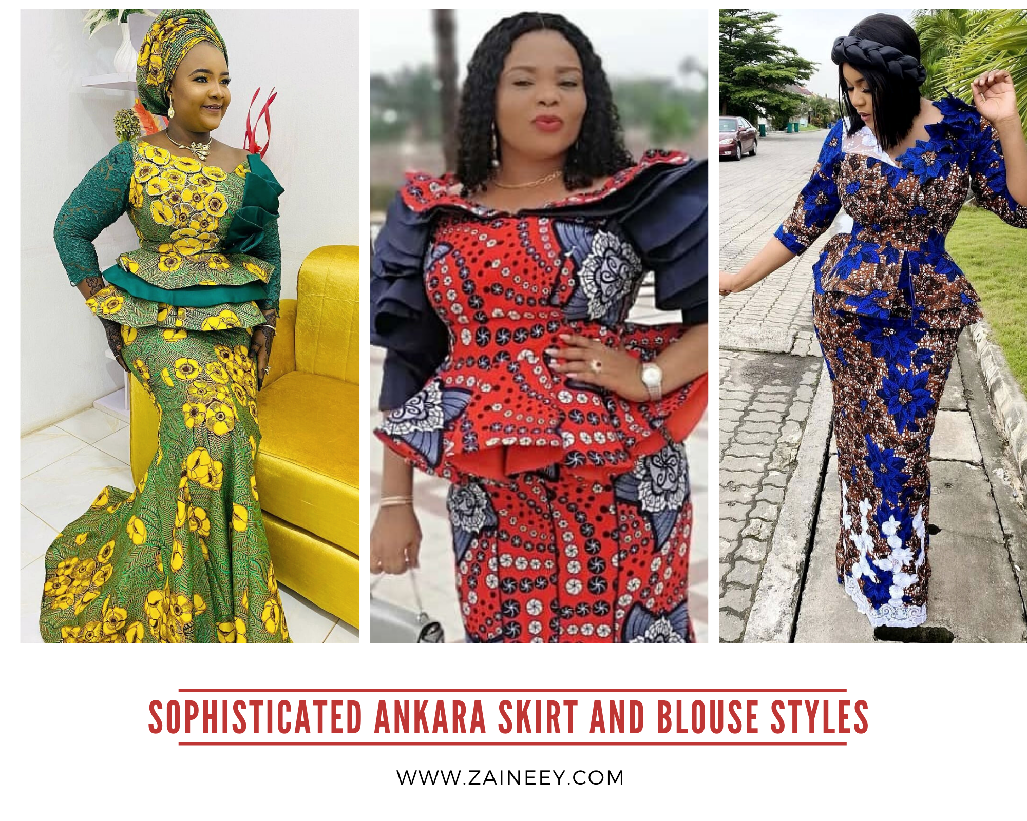 Ankara Skirt and Blouse Styles for Women 2023