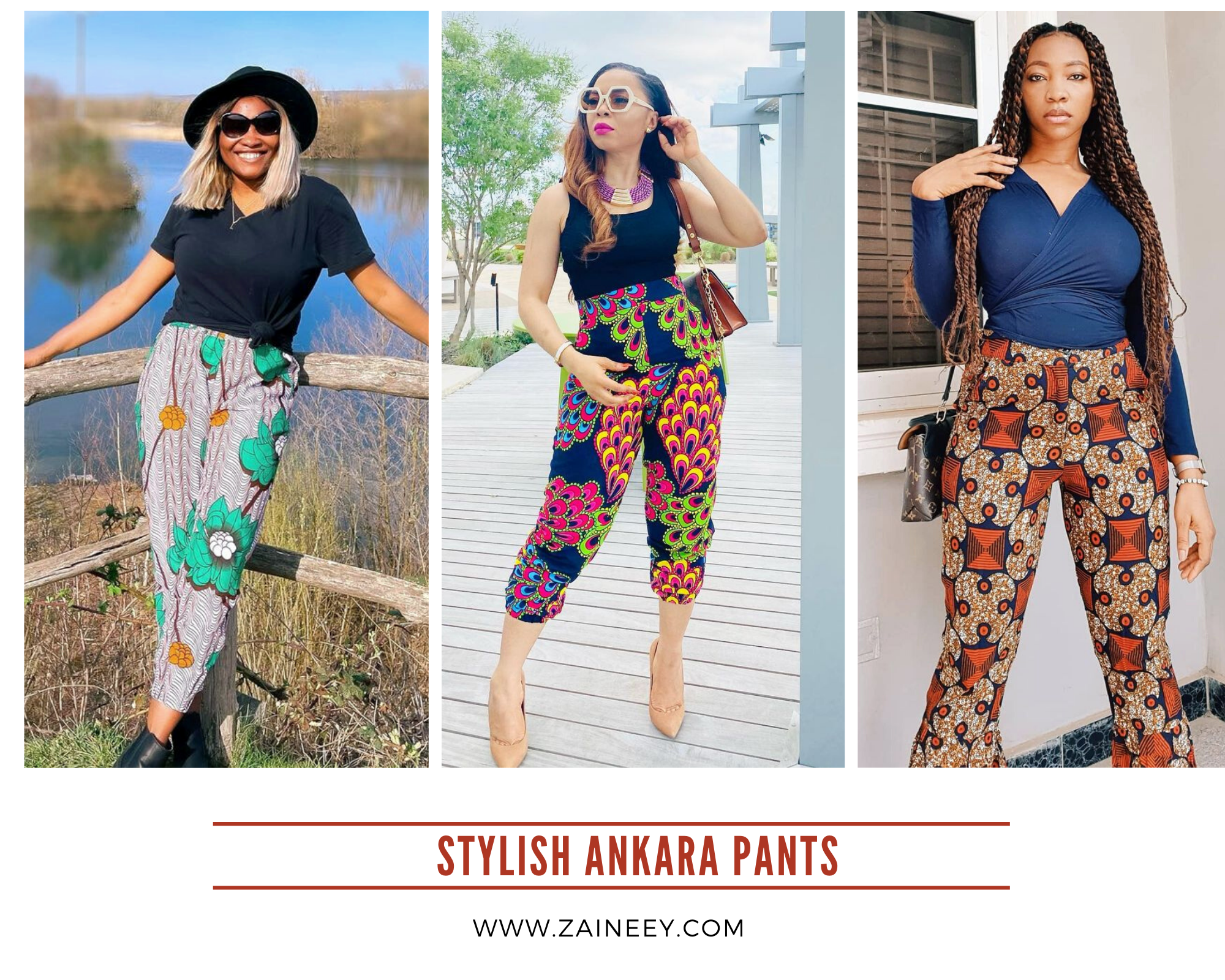 Simple, Cute, and Stylish Ankara Pants for fashionistas 2021