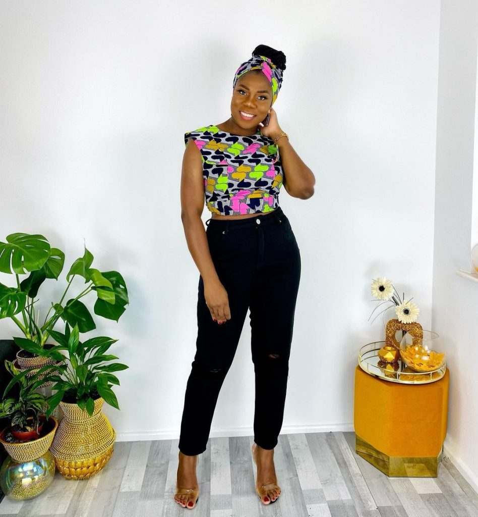 Outstanding and Beautiful Ankara Tops for Trousers and skirts