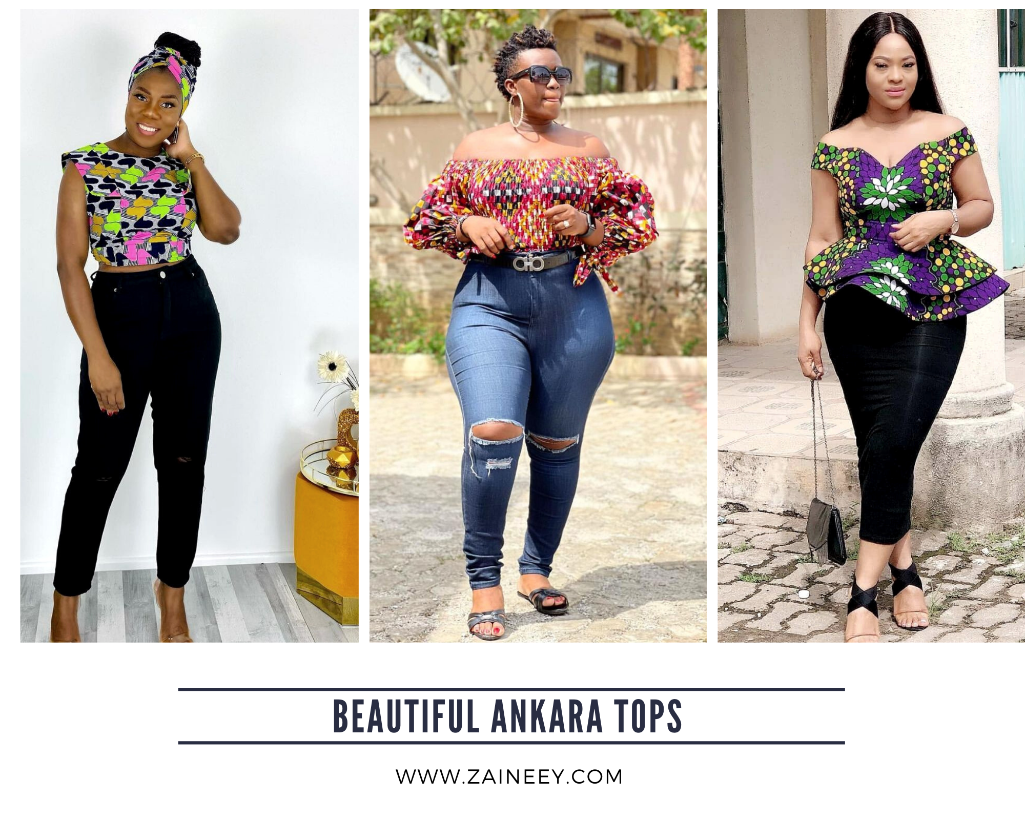 Outstanding and Beautiful Ankara Tops for Trousers and skirts