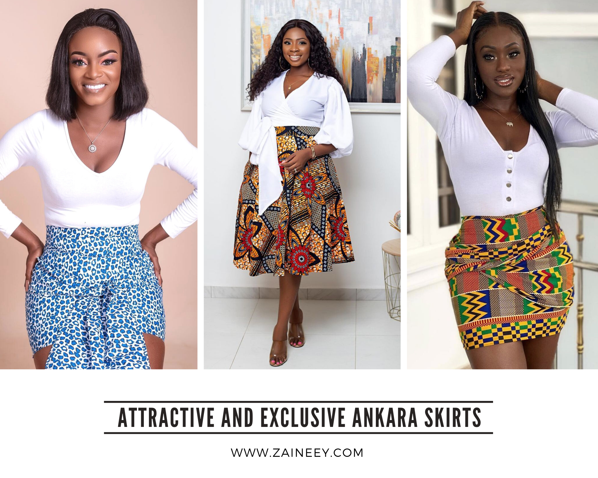 Attractive and Exclusive Ankara Skirts for Fashionistas 2021