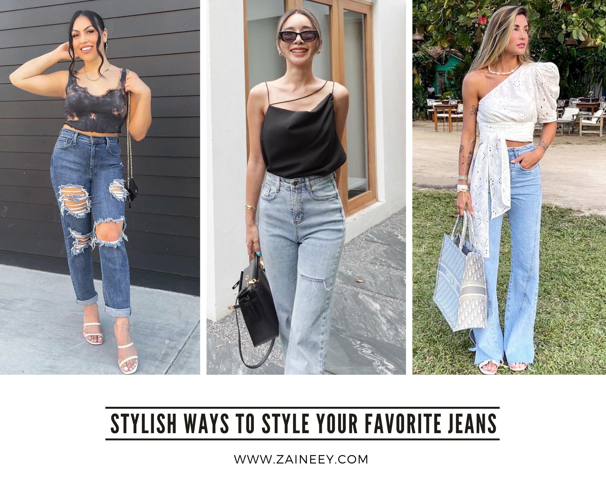 Stylish ways to style your favorite jeans 2023
