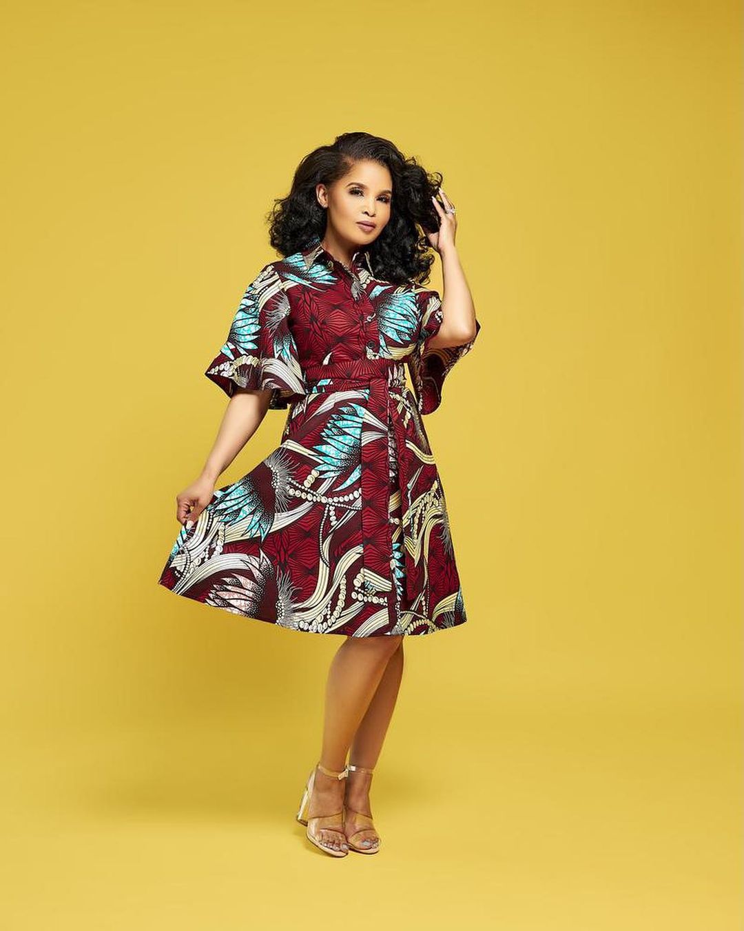 30 Ankara short flare gowns to add a splash of colour to your closet -  Legit.ng