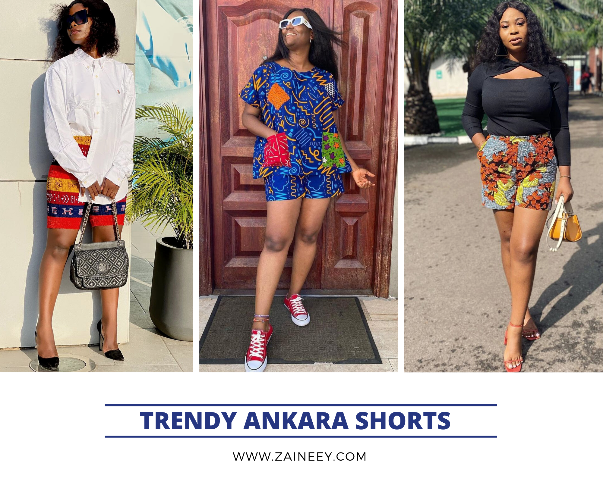 Latest and Trendy Ankara Shorts