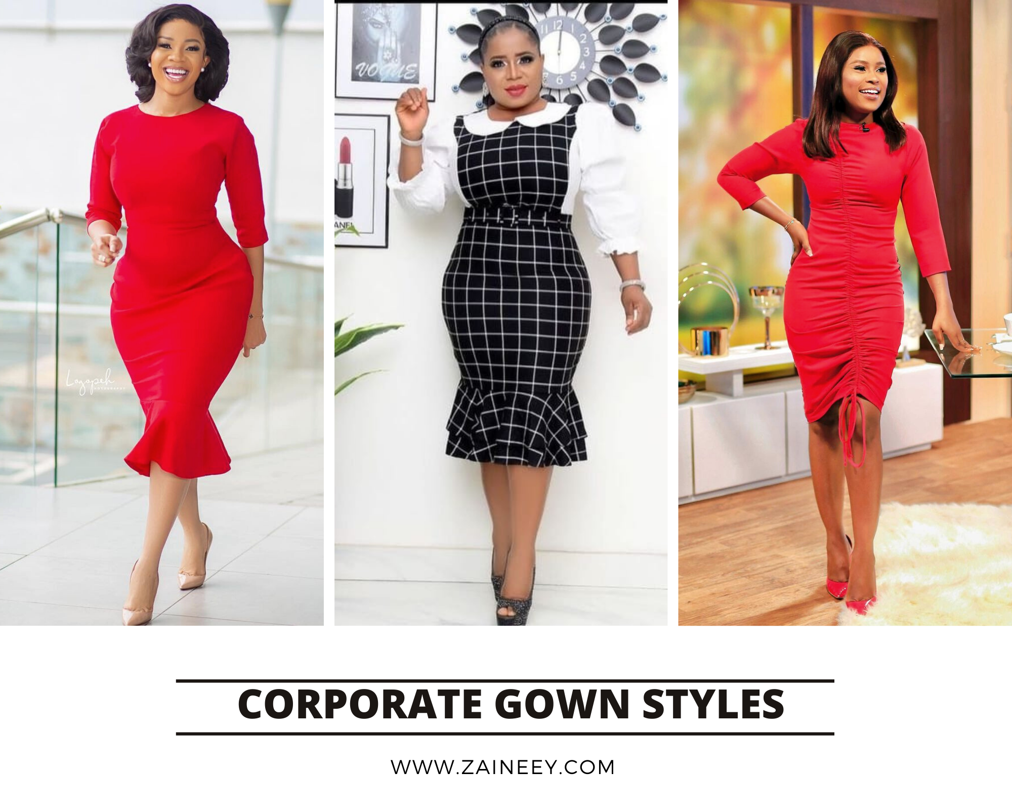 Latest Office Gown Styles For Nigerian Fashionistas In 2018 (photos) -  Fashion - Nigeria