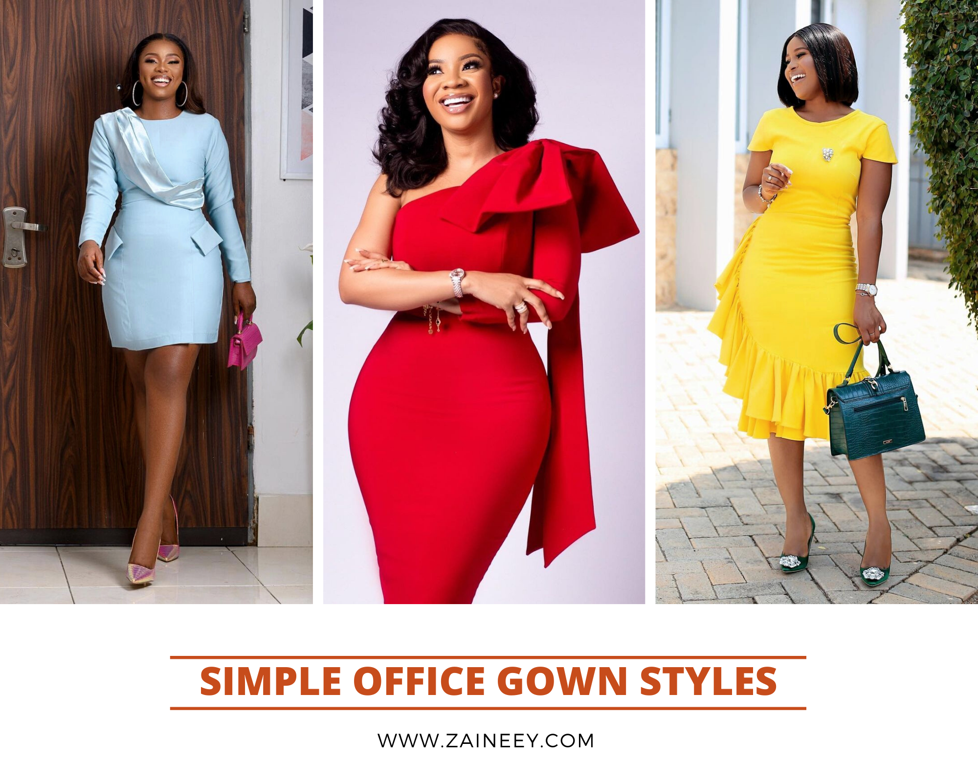Trendy and Latest Corporate Gown Styles 2023 | Zaineey's Blog