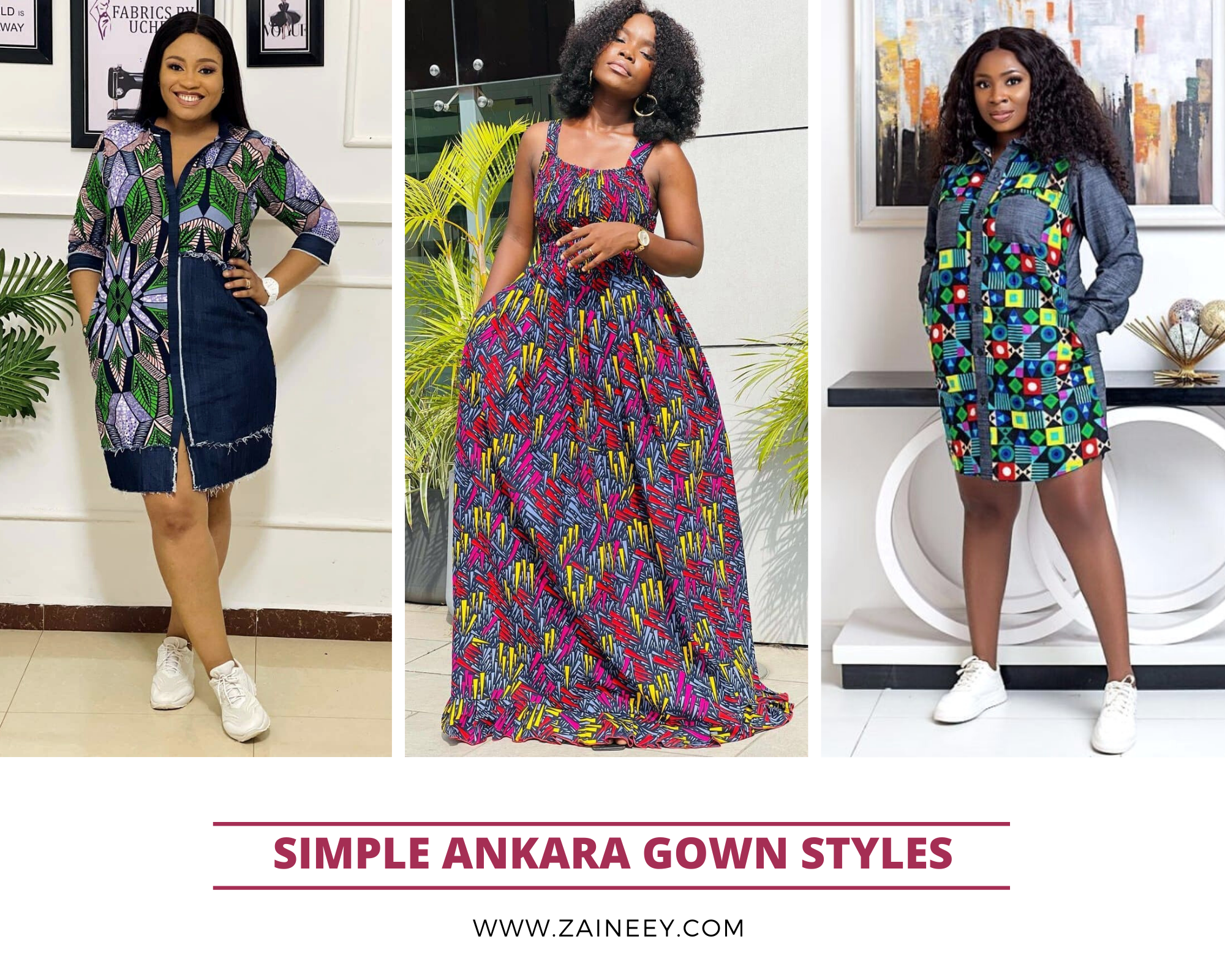 71 Beautiful Simple Ankara Gown Styles For 2024 | ThriveNaija | Ankara gown  styles, Simple ankara gowns, Simple ankara gown styles
