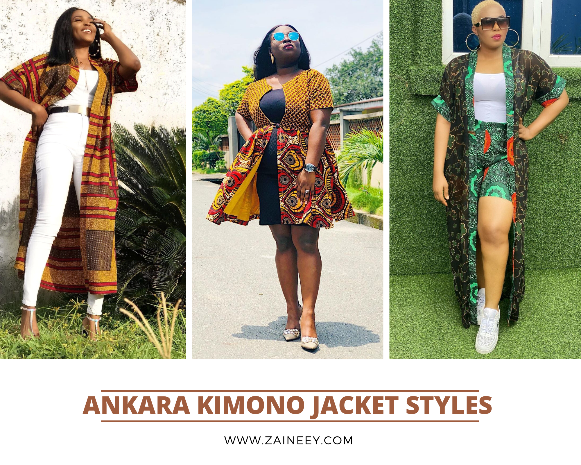 Latest Ankara Kimono Jacket Styles 1
