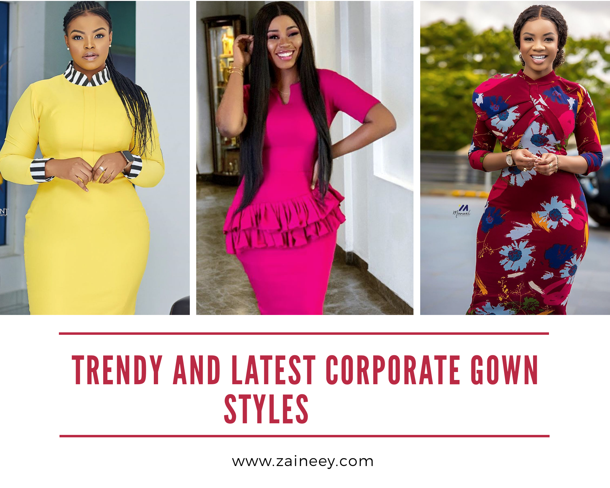 latest corporate gown styles 2022