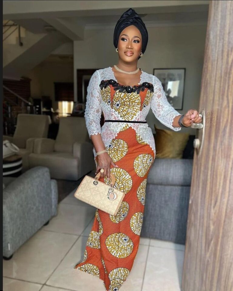 25 Eye-Popping Ankara and Material Combination Styles You Will Love ...