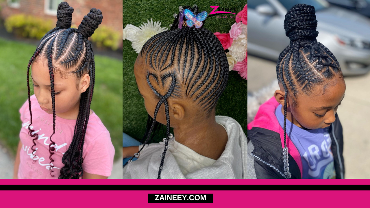 2023 Best Little Girls Back To School Natural Cornrows Weave Hairstyles;  Kids Cornrows Hairstyles - YouTube