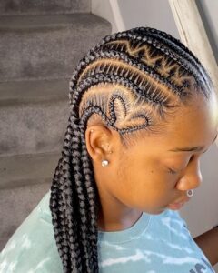 30 Best Straight Back Braids To Copy Now (2023) | Zaineey's Blog