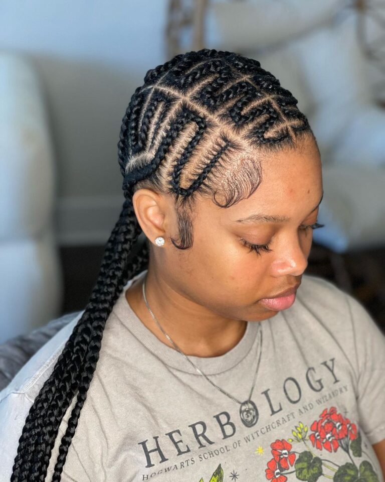 30 Best Straight Back Braids To Copy Now (2023) | Zaineey's Blog