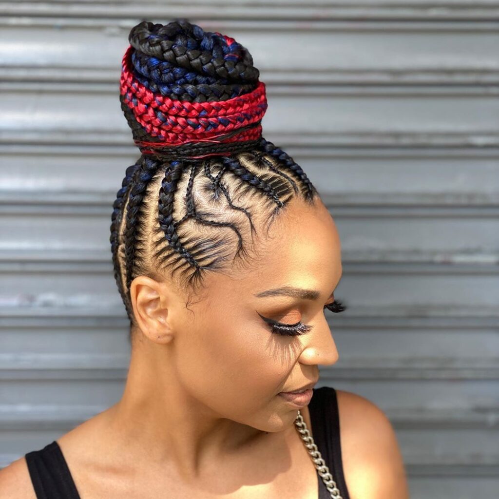 Pictures of Ghana Braids styles