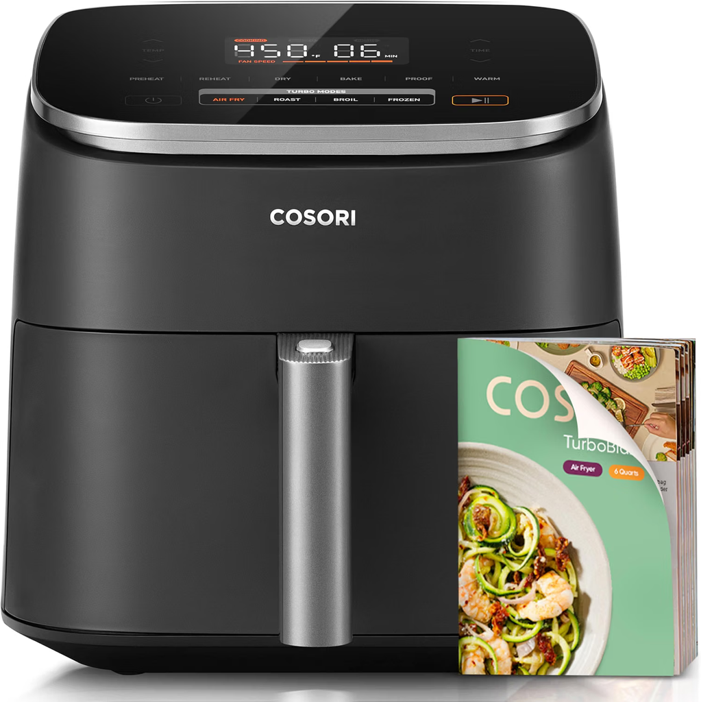 COSORI TurboBlaze air fryer for fast home cooking