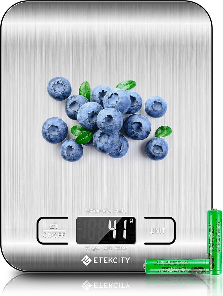 Etekcity digital kitchen scale for baking and meal prep