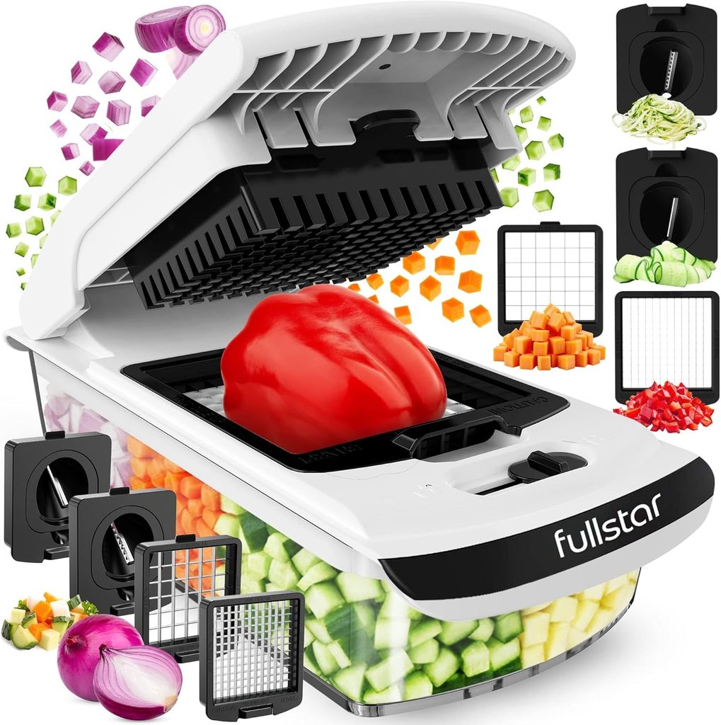 Fullstar vegetable chopper for faster meal preparation