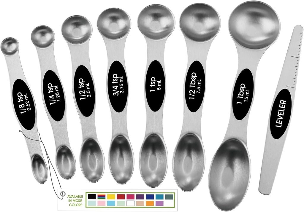 Spring Chef magnetic measuring spoons for cooking and baking