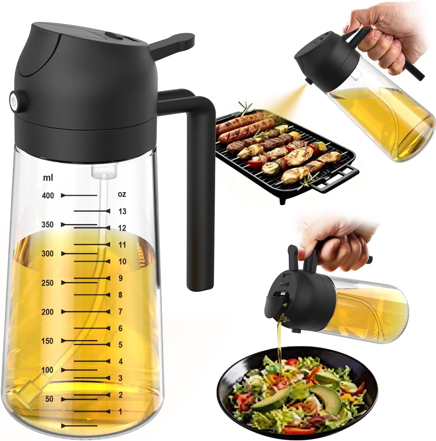 TrendPlain olive oil sprayer for air frying and roasting