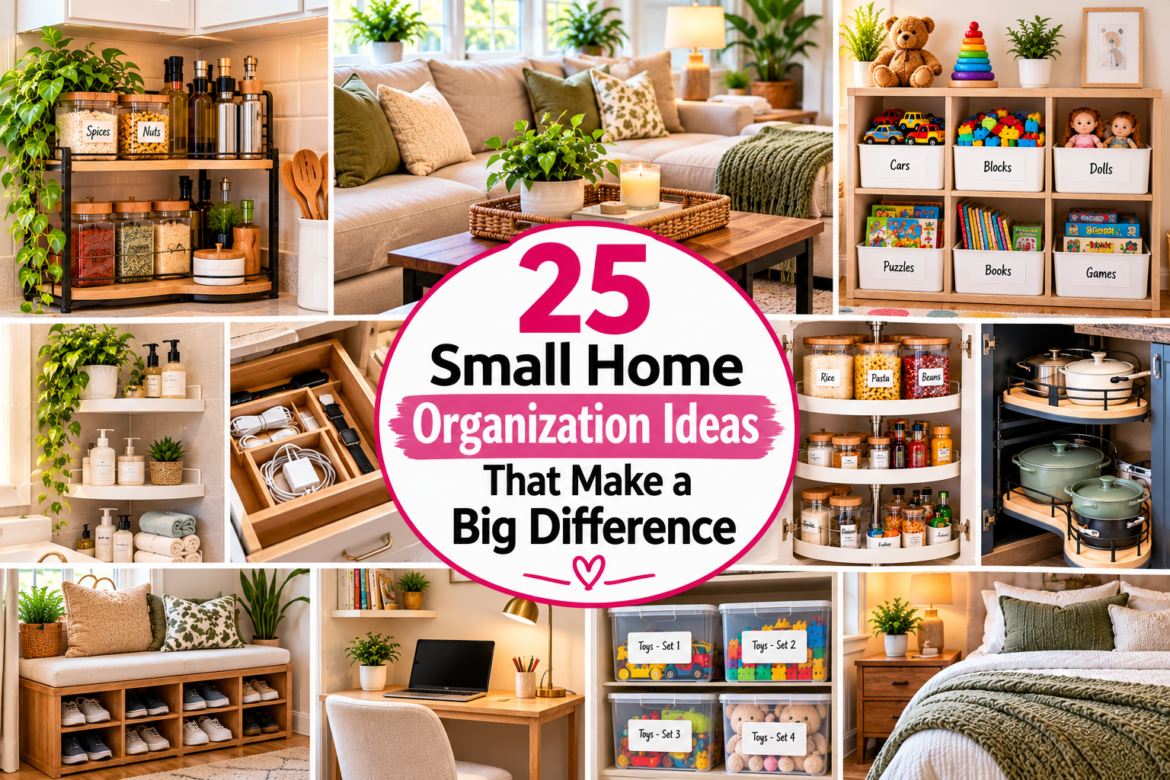 Small Home Organization Ideas